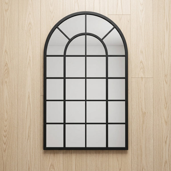 Decorative Metal Arched Wall Mirror