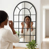 Decorative Metal Arched Wall Mirror