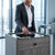 Wireless Charging Bedside Table with LED Light & Storage