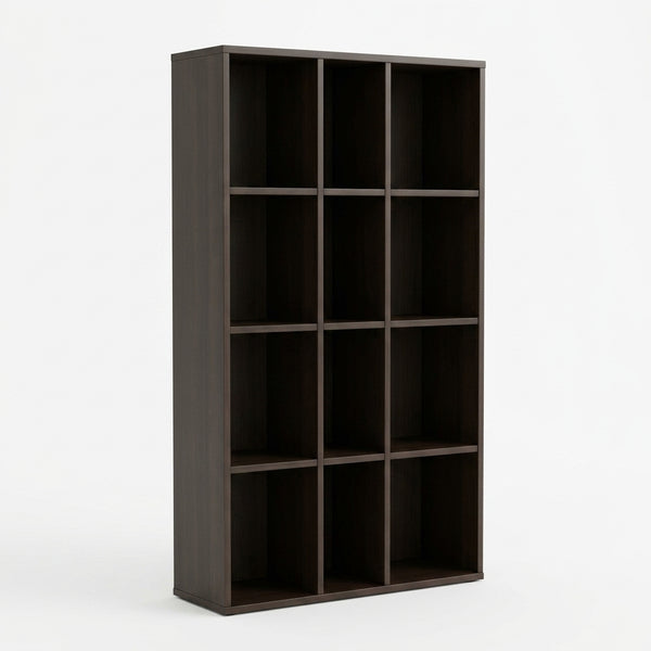 Stylish 12-Cubby Bookshelf for Organized Interiors