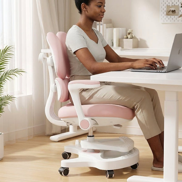 Adjustable Height Upholstered Childrens Chair