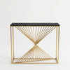 Nordic Golden Marble Console Table