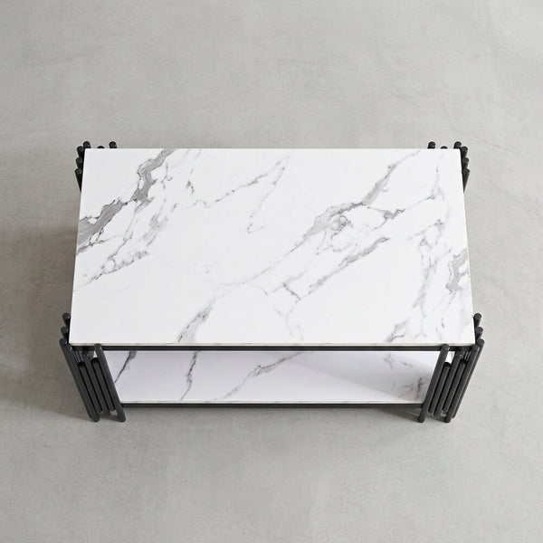 Modern Rectangular Glass Coffee Table