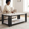 Modern Rectangular Glass Coffee Table