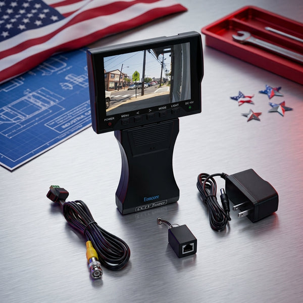 Portable 4.3" Audio Video Security CCTV Camera Tester