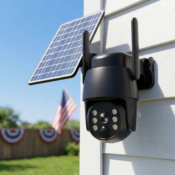 5MP Solar-Powered Wireless Security Camera – 4G Outdoor PTZ