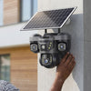 4G Solar Outdoor Security Camera with Triple‑Lens and Solar Power