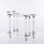 Elegant Accent Dining Cart for Serving