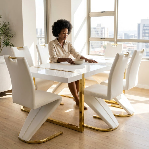 6 Seater Dining Room Table Set