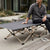 Portable Recliner Single Lunch Bed Beach Folding Bed
