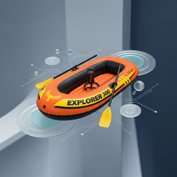3 Person Inflatable Boat Set