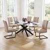 7 Pieces Artistic Dining Room Set