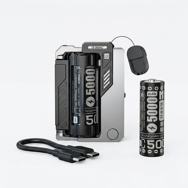 Rechargeable LED Emergency Light with Removable Battery