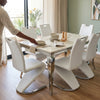 7 Piece Modern Dining Table Set