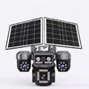 Solar-Powered 8MP Outdoor Dome Security Camera with Multi-Lens View