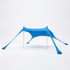5 Pointed Aluminum Pop Up Beach Tent with Sand Anchor