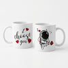 Love-Themed Straight Ceramic Mug