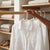Pack of 4 White Hangers for Clothing