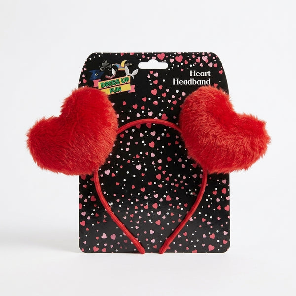 Plush Love Heart Headband for Valentine