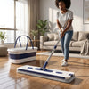 Hand Free Microfiber Mop with Foldable Bucket