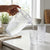 Clear Plastic Water Jug with Matching Cup Set