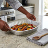 Heavy‑Duty Aluminum Foil Roasting Pan – Large Oblong Oven Tray