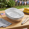 Heavy‑Duty Aluminum Foil Roasting Pan – Large Oblong Oven Tray
