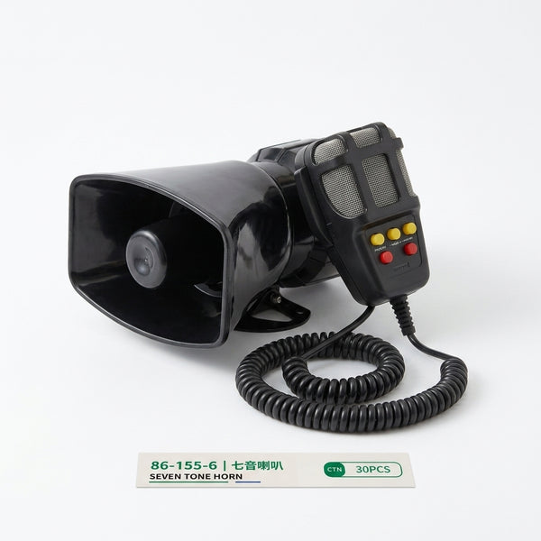 12V Loud Car Siren with PA Microphone