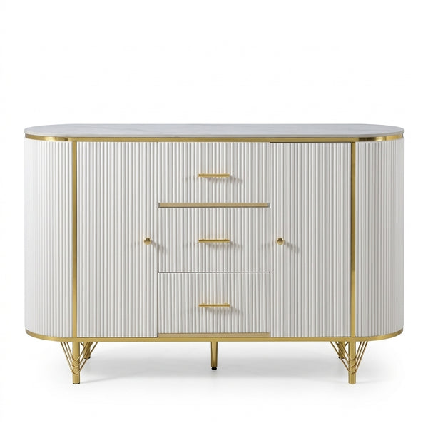Carousel Modern Accent Table for Home Living