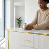Carousel Modern Accent Table for Home Living