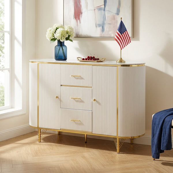 Carousel Modern Accent Table for Home Living