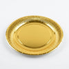 Gold Disposable Party Paper Plates Set