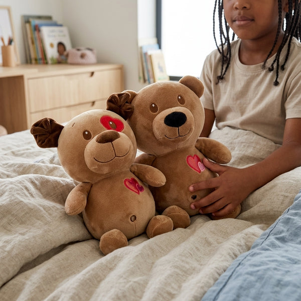 Brown Plush Love Bear / Puppy for Gifts
