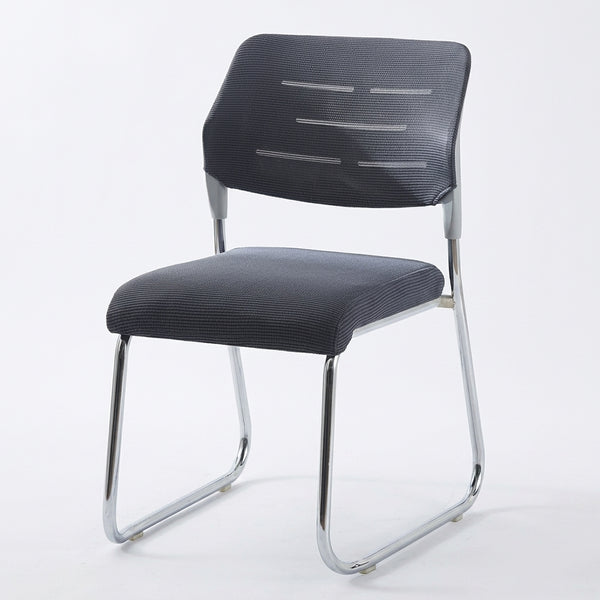 Ergonomic Stackable Office Visitor Chair with Steel Legs
