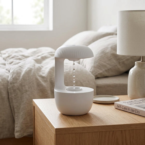 Anti Gravity Water Droplet Humidifier and Aromatherapy Diffuser