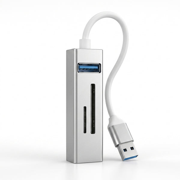 5-in-1 USB 3.0 Hub with Card Reader