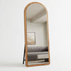 Wood Accent Body Mirror