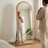 Wood Accent Body Mirror