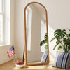 Wood Accent Body Mirror
