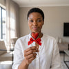 Triple Heart Chocolate Love Lolly