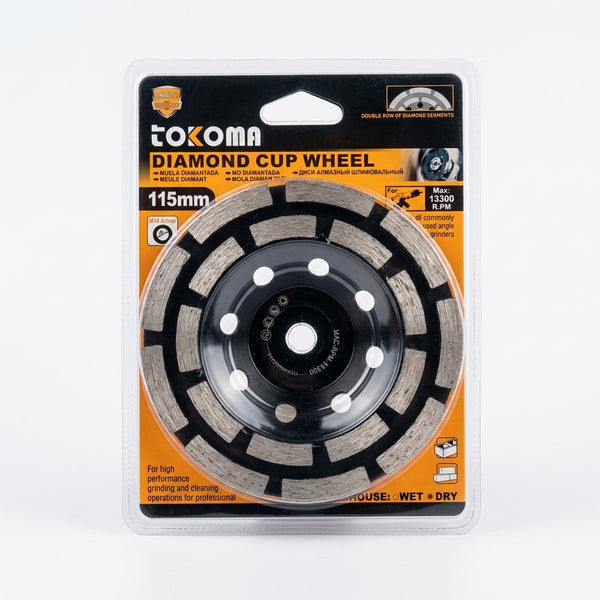 125mm Double Row Diamond Grinding Cup Wheel