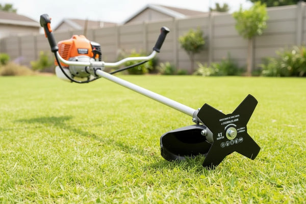 4-Tooth Grass Cutting Blade for Efficient Lawn Maintenance