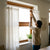 Adjustable Wood Grain Plastic Curtain Rod 40–70cm