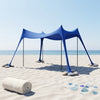 4 Person Beach Sun Shelter Tent With Sand Anchors