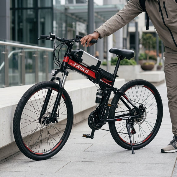 26 Inch Foldable Electric Mountain Bike 48V 250W