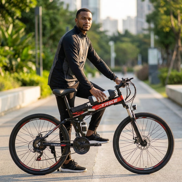 26 Inch Foldable Electric Mountain Bike 48V 250W