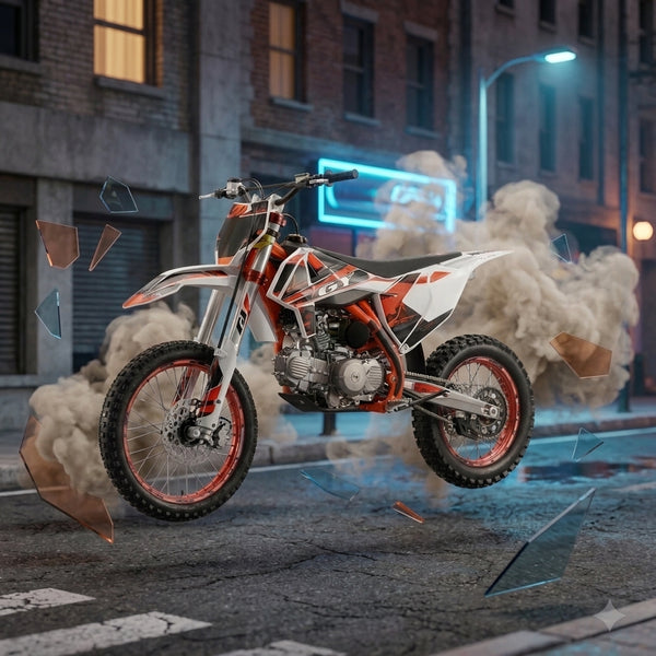 4-Speed Manual Off-Road Dirt Bike