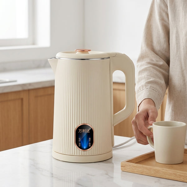 Double Wall One-touch Electric Water Kettle 1.7L