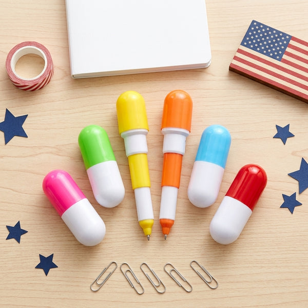 Capsule-Shaped Writing Pen - Fun & Functional Writing Tool