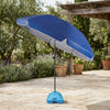 Outdoor Large Manual Beach Umbrella Glass Fiber Ribs